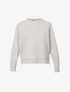 Vuori Womens Pale Heather Grey Halo Relaxed-fit Recycled-polyester-blend Sweatshirt In Grey