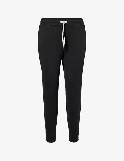 Vuori Womens Black Heather Performance Tapered-leg Stretch-recycled Polyester Jogging Bottoms