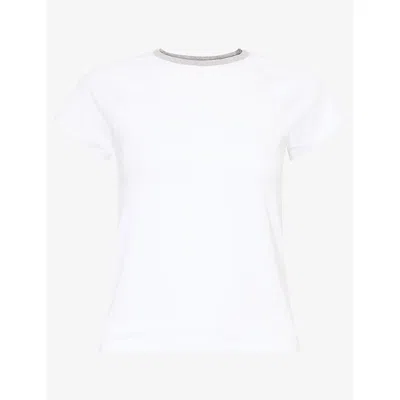 Vuori Womens Short Sleeve Halo Retro T-shirt White
