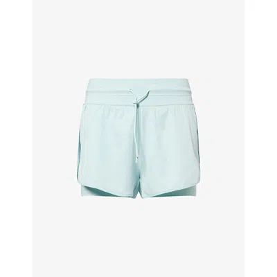 Vuori Womens Spearmint Daily Speed Drawstring Stretch-woven Shorts In Green