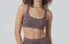 Vuori Yosemite Bra In Chocolate In Gray