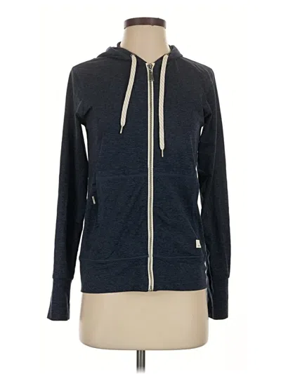 Pre-owned Vuori Zip Up Hoodie In Blue