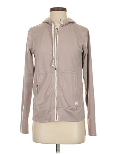 Pre-owned Vuori Zip Up Hoodie In Gray