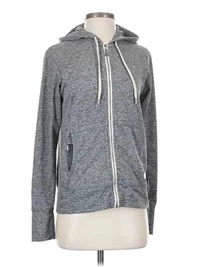 Pre-owned Vuori Zip Up Hoodie In Gray