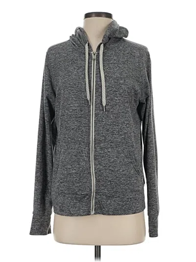 Pre-owned Vuori Zip Up Hoodie In Gray