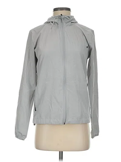 Pre-owned Vuori Zip Up Hoodie In Gray