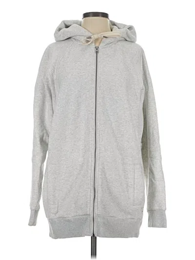 Pre-owned Vuori Zip Up Hoodie In Gray