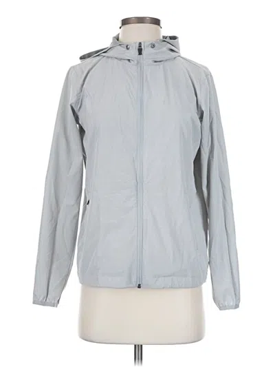 Pre-owned Vuori Zip Up Hoodie In Silver
