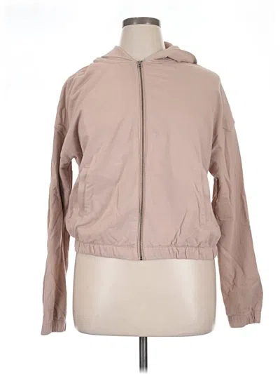 Pre-owned Vuori Zip Up Hoodie In Tan