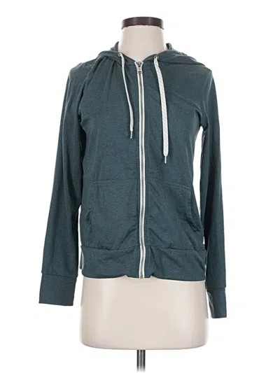 Pre-owned Vuori Zip Up Hoodie In Teal