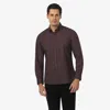 Vustra Men's Black / White Prairie Bloom Print Button-down Shirt In Black/white