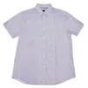 Vustra Men's Blue / Pink / Purple Diamond Block Print In Blue/pink/purple