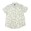 Vustra Men's Blue / White Dawn Blooms Print In Blue/white