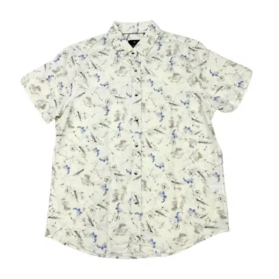 Vustra Men's Blue / White Dawn Blooms Print