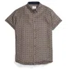 Vustra Men's Brown Almond Floral Print In Brown