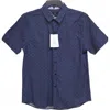 Vustra Men's Midnight Short Sleeve Shirt In Navy In Blue
