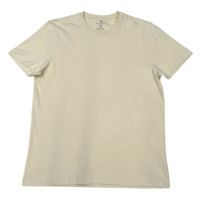 Vustra Men's Neutrals Eggnog Short Sleeve T-shirt In Green