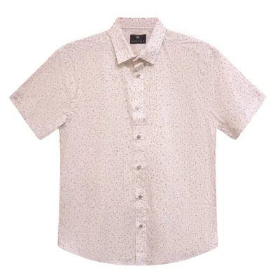 Vustra Men's Neutrals The Uptown Button-down Shirt In Pink