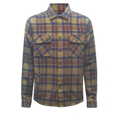 Vustra Men's Red / Yellow Sierra Shacket In Animal Print