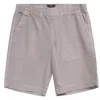 Vustra Men's Stone-grey Washed Everyday Shorts In Gray