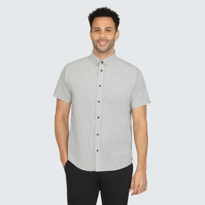 Vustra Print Short Sleeve Shirt In White