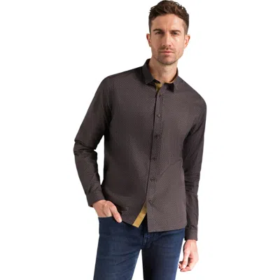 Vustra Ridgeline Button-down Shirt In Black