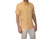 Vustra Striped Button Down Shirt In Bitter Gold In Multi