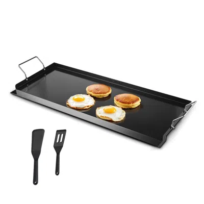 Vvor Carbon Steel Griddle, 32x14 Inch Universal Flat Top Rectangular Plate, Gas Grill Griddle For Bbq Gri