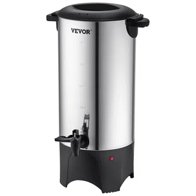 Vvor Commercial Coffee Urn, 50 Cups Stainless Steel Large Coffee Dispenser, 1000w 110v Electric Coffee Ma In Black