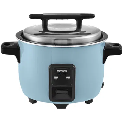 Vvor Commercial Rice Cooker, 60-cup Rice Cooker, 13.74 Qt / 13 Liter Large Rice Cooker And Warmer With No In Blue