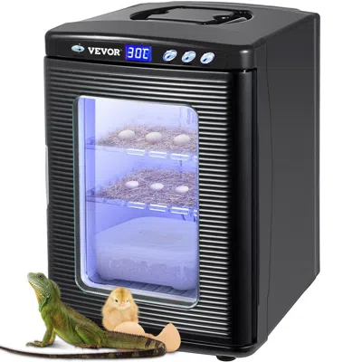 Vvor Egg Incubator And Hatcher 25l Black Reptile Egg Incubator 5-42 Celsius Scientific Hatcher Heating Br
