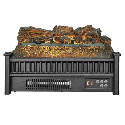 Vvor Electric Fireplace Log, 20 Inch Fireplace Insert Log Heater, With Remote Controller, 5 Adjustable Fl