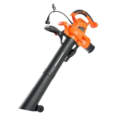 Vvor Electric Leaf Blower, 12 Amp, 250 Mph, 400 Cfm, 3 In 1 Handheld Blower Vacuum & Mulcher For Lawn Car