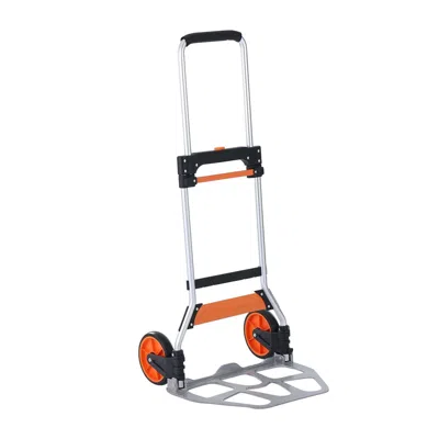Vvor Folding Hand Truck, 275 Lbs Load Capacity, Aluminum Portable Cart, Convertible Hand Truck And Dolly  In Silver