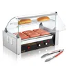Vvor Hot Dog Roller 7 Rollers 18 Hot Dogs Capacity 1050w Stainless Sausage Grill Cooker Machine With Dual In Multi