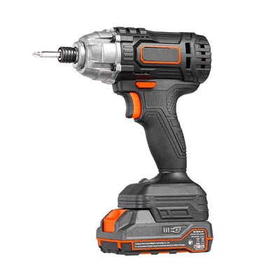 Vvor Impact Driver, 1/4 Inch, 2800 Rpm Max Speed, 20 V Powerful Motor, Electric Cordless Impact Driver Ki In Black