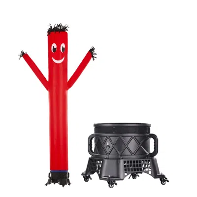 Vvor Inflatable Tube Man Set, 10 Ft Tall, Wacky Waving Inflatable Dancing Tube Guy With 9/10 Hp Blower, P In Red