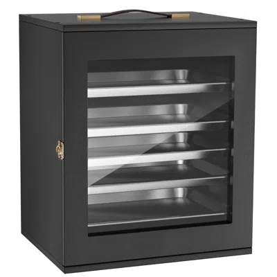 Vvor Miniatures Storage Case, Fits For 1:1000-1:1500 Scale Models, Wooden Miniatures Display Holder With  In Black