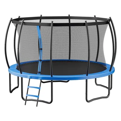 Vvor Outdoor Trampoline, 15ft Recreational Trampoline, Astm Approved Trampolines With Enclosure Net & Thi