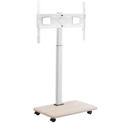 Vvor Rolling Tv Stand, Mobile Tv Cart For 32-70 Inch Screens, 25° Left-right Rotation And Height Adjustab