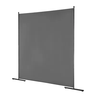 Vvor Room Divider, Single Panel Room Divider, 6ft Privacy Screen Indoor, Partition Divider For Room Separ In Gray