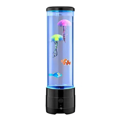 Vvor Sensory Bubble Tube Lamp 16 Remote-controlled Color Water Fish Lamp -15 Inch In Black