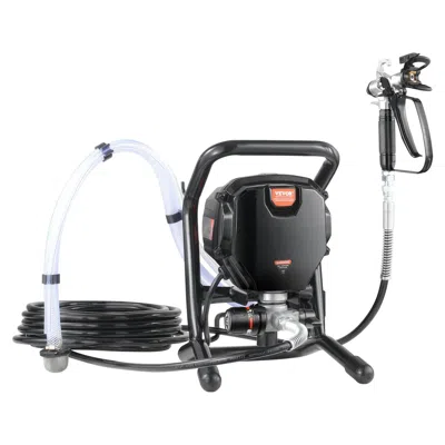 Vvor Stand Airless Paint Sprayer, 3000psi 750w Efficient Electric Airless Sprayer,for Home Interior And E In Black