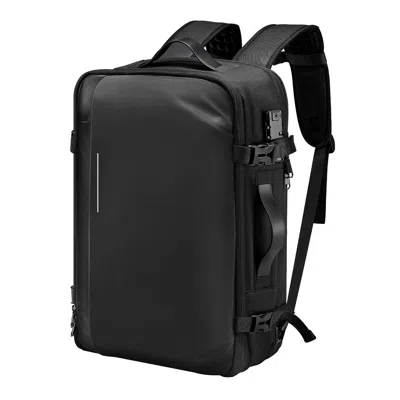 Vvor Vacuum Travel Backpack, 65l, Expandable Vacuum Seal Compression Travel Backpack With Pump, With Tsa- In Black