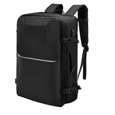 Vvor Vacuum Travel Backpack, 80l, Expandable Vacuum Seal Compression Travel Backpack With Pump, With Tsa- In Black