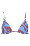 Vyb Adjustable Ring Triangle Bikini Top