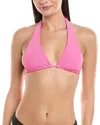 Vyb Britt Multi Way Halter Bikini Top In Pink