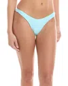Vyb Chelsea High-leg Scoop Bikini Bottom In Blue
