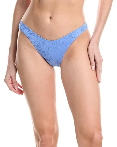 Vyb Chelsea High Leg Scoop Bottom In Blue