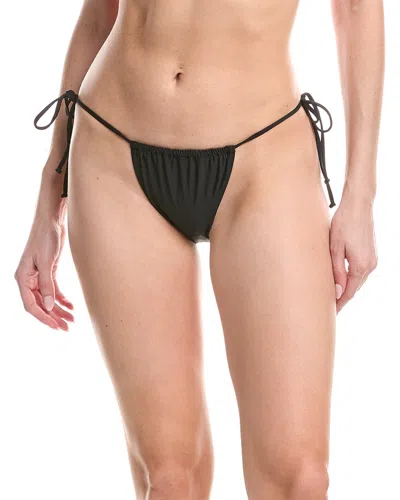 Vyb Dia Tanga String Bikini Bottom In Black